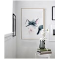 Miniatyrbild 2 av 5: Wekity Katter, Flamingos och Älgar Väggkonst Canvas Tryck Affisch, Enkelt Mode Vattenfärg Konst Ritning Dekor för Hem Vardagsrum Sovrum Kontor och Barn