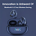 Miniatyrbillede 2 af 2: /HA/INF Trådløse open-ear hovedtelefoner Bluetooth 5.2 Sort