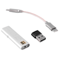 Miniatyrbild 3 av 5: Typ C till 3,5 mm Dsd256 för Android hörlursförstärkare adapter Dac bärbar Usb Logic Hifi för Ios