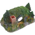 Miniatyrbillede 1 af 5: Simuleret Hobbit Hus Kreativ Akvarie Ornament Harpiks Akvarie Ornament