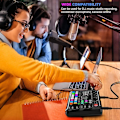 Miniatyrbild 5 av 5: F998 Live Sound Card Audio Mixer Podcast, Röstväxlare för styrelse för mikrofon Karaoke