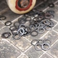 Miniatyrbillede 3 af 5: 300 stk. Standard Skateboard Bulk Bearing Spacers/Standard Skateboard Bulk Speed Hardware Washers