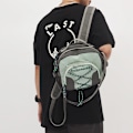 Miniatyrbild 2 av 5: (Grön) Dam Läder Crossbody Väska Dragkedja Axel Kamera Handväska längd 25cm,bredd 13cm,höjd 20cm