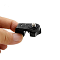 Miniatyrbilde 4 av 5: Stativfesteadapter med sklisikker gjenge, skrueaksjonskamerafeste for GoPro
