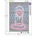 Pikkukuva 2 / 5: 5d DIY-timanttiporausruusukello