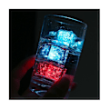 Miniatyrbilde 4 av 5: Vanntett LED-isbit, 12 stk flerfarget blinkende glød i mørket LED-lys isbit Glowintheda