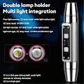 Miniatyrbilde 4 av 5: Dobbelthodet Jade lommelykt 6 USB direkte lading identifikasjon smykker Jade fluorescerende lampe, Bla