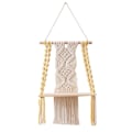 Miniatyrbild 1 av 5: Macrame vägg hängande hylla Boho för sovrum - vävd rep Macrame väggkonst som Boho badrumshylla De
