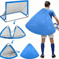 Miniatyrbillede 3 af 5: Børns fodboldmål til baggårdssæt - Fodboldnet til småbørn Træningsudstyr, Fodbold, Pop Up bærbar fodboldsæt til børn