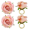 Miniatyrbilde 2 av 5: 12 stk blomsterserviettringer, håndverk vinranke design serviettholderringer borddekorasjoner for bryllup, val