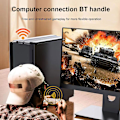 Miniatyrbillede 1 af 5: USB Bluetooth 5.3 Adapter Transmitter Receiver Bluetooth Audio Bluetooth USB Dongle Trådløs Adapter til Computer PC Laptop