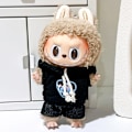 Miniatyrbillede 1 af 5: [HH] Pynt dit 17 cm Labubu Plys Outfit Monsters Plys Legetøj Tøj til Vinter Skoletaske Vedhæng 17cm 15 clothes only no plush