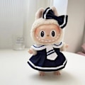 Pikkukuva 1 / 5: [HH] 17cm Labubu Popmarts Vaatteet ja Asusteet Nukke Macaron Paita Setti Täytetty Pehmo Sopii Vain Kangas 17CM 48