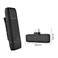 Miniatyrbillede 2 af 5: Trådløs Lavalier-mikrofon Plug & Play Mic Støjreduktion Auto-synkronisering til Type-c Android