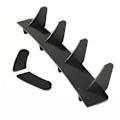 Miniatyrbilde 4 av 5: Bilstøtfangerleppe Diffuser Spoiler Splitter for Golf 7