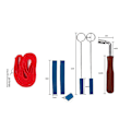 Miniatyrbilde 2 av 5: Pianoremmerverktøy Profesjonelt Metall Tuning Mute Kit Hammer Mute Bar For Turning - 6stk