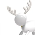 Miniatyrbillede 2 af 5: Natlys, Børns Elg Hjorte Led Silikonenatlys