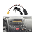 Pikkukuva 5 / 5: Auton radio 6-nastainen Mini Aux In -vaihto 3,5 mm:n ääni Bluetooth -mikrofonikaapeli Panda Puntolle