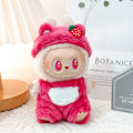 Miniatyrbild 1 av 5: [HH] 17cm Labubu Docka Kläder Tillbehör Set Mini Docka Kostym Gåva Röd Liten Svan Panda Jumpsuit Uppsättning för DIY Samlare style8