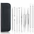 Miniatyrbilde 1 av 2: /HH/ Blackhead Remover Kit med 10 deler Rustfritt stål