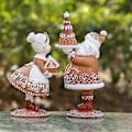 Miniatyrbild 4 av 5: Juldekoration Resin Pepparkaksgubbe Juldekorationer Inomhus Hem Sovrum Dekoration 7,1 X 9,6 X