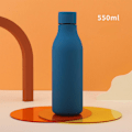 Miniatyrbild 1 av 5: Termosmugg, varma och kalla drycker, rostfritt stål, 550 ml, mörkblå (WZ1538)