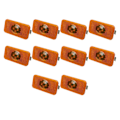 Miniatyrbillede 1 af 5: 10x 24v Bil Lastbil Led Side Markør Lys Amber Indikator Lampe 4 Led Til Lastbiler Fm/