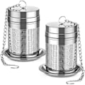 Miniatyrbillede 1 af 4: /HA/Te-automat til løs te, (2 poser) 18/8 tefilter i rustfrit stål, superfin te-automat til brygning af te, krydderier og urter
