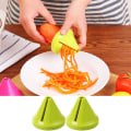 Miniatyrbilde 5 av 5: 2 stk Spiral Cutter Grønnsak Julienne Cutter Spaghetti Cutter Grønnsak Spiral Cutter