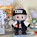 Miniatyrbild 1 av 3: [HH] 17cm Labubu Kläder Modestil Plyschdocka Tillbehör LABUBU Kollektion Kläder 17cm 22