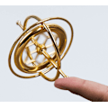 Miniatyrbilde 4 av 5: Spinning Top Balanse Leke, Presisjon Gyroskop Metall Anti-Gravitasjon Spinning Top Balanse Leke Pedagogisk Gave, Gyroskop Metall