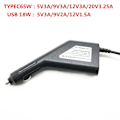Miniatyrbild 4 av 5: 65w universell USB typ C bärbar dator DC billaddare nätadapter för 5v 12v snabbladdning 3.0