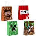 Pikkukuva 1 / 2: (HH) 16 kpl Minecraft-juhlakassit, Minecraft-teemaiset syntymäpäiväjuhlakoristeet, Minecraft-teemaiset syntymäpäiväjuhlatarvikkeet