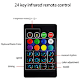 Miniatyrbillede 3 af 5: Tuya Bluetooth Led Lyskæde Rgb Phantom Farve Lyskæde Sæt Intelligent Punkt Kontrol Wate