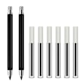 Miniatyrbilde 1 av 4: 2 stk 5,6 mm blyantholder Automatisk mekanisk blyant med spisser og trekullblyantpåfyll, 6 stk E