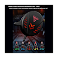 Miniatyrbilde 5 av 5: Kablet skrivebordsheadset for dataspill, 3,5 mm kablet headset for spill med mikrofon, e-sport