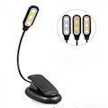 Miniatyrbillede 1 af 5: Boglampe, Led Usb Genopladelig Læselampe Med 3-niveau