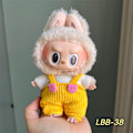 Miniatyrbild 1 av 3: [HH] 17 cm Original Labubus Kläder Original Designer Tillbehör Plyschdockor Leksak Söt Nyckelring Kläder Labubu LBB-38 only clothes no toys