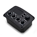 Miniatyrbillede 3 af 5: 2x -17b Akustisk Guitar Eq Preamp Med Digital Procedding Tuner 3 Band Eq Equalizer Med Tuner Guit