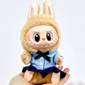 Pikkukuva 1 / 3: [HH] 17cm V1 V2 Labubu Emaljointi Macaron Sokkolaatikko Nukke Ripustusvaatteet Labubu Vaihto Blue