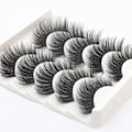 Miniatyrbild 1 av 2: /HH/ 5-pack lösögonfransar - 6D faux mink - G208 Svart