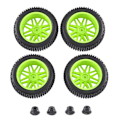 Pikkukuva 2 / 5: 4kpl 85mm Rengas Pyörä Rengas 144001 144010 124007 124017 1/10 1/12 1/14 Rc Auto Maastoauto, C