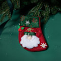 Miniatyrbilde 1 av 2: /HA/Jultrumpet Julestrømper Snøfnuggdukke Stor Første Festdekorasjon Barn Gavepose 15*13cm