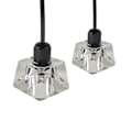 Miniatyrbillede 1 af 4: Moderne Akryl Hængende Lysarmatur i Diamantform - Loftlampe - Lysekrone Til