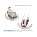 Miniatyrbilde 4 av 5: Dg64-00472a Komfyr Knott Replaces Dg64-00472a Dg64-00347b Nx58f5500ss Nx58f5500ss