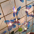 Miniatyrbillede 5 af 5: 4 stk. 1m 10 LED Butterfly Fairy Light Strings Garland Piger Butterfly Fødselsdagsfest Bryllup Hjem Børn