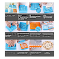 Miniatyrbilde 3 av 5: 100 hull kapselfyllemaskin brett med passer diy 00