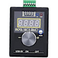 Miniatyrbilde 1 av 5: Signalgenerator 0-10v/0-4-20ma Strømspenningssimulering Håndholdt Signalgenerator Innebygd litiumbatteri For Plc Panel Debugging Svart Praktisk