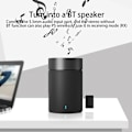 Miniatyrbilde 2 av 5: 2 i 1 bil Bluetooth 5.3 trådløs lydmottaker bilsenderadaptere jack Bluetooth hodetelefonmottaker håndfri
