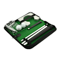 Miniatyrbilde 5 av 5: Executive gavebærbar golfkølle sett kit med ball hull-kopp for reise innendørs golf putting praksis